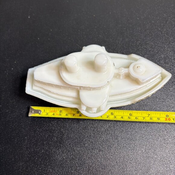 Vintage Milk Glass Battleship Candy/Trinket Dish - Picture 5 of 5